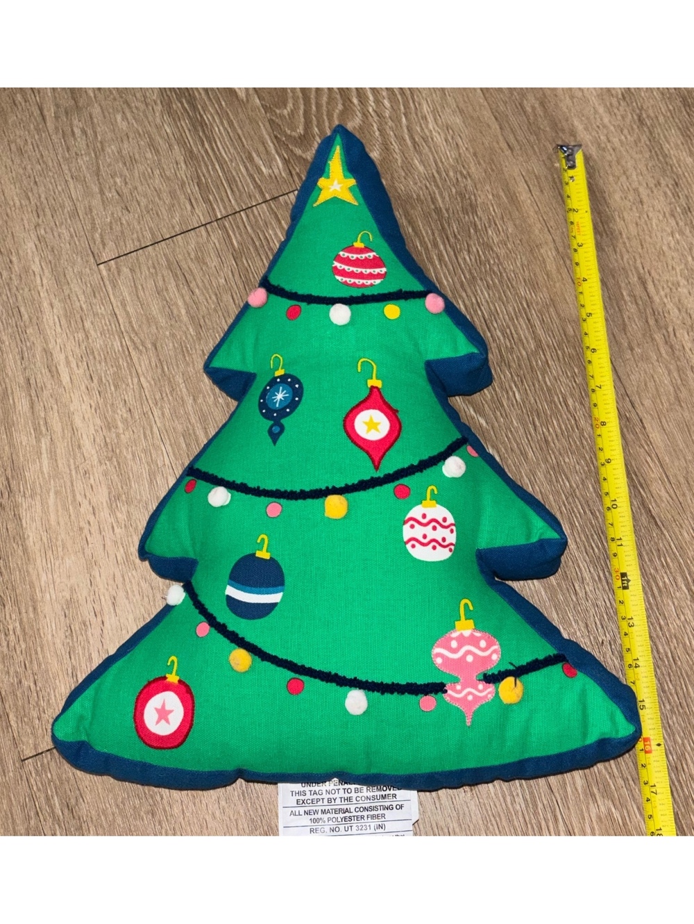 Wondershop Target Christmas Tree Shaped Pillow 14x16